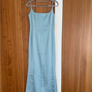 Women's Light Blue Slip Maxi Dress